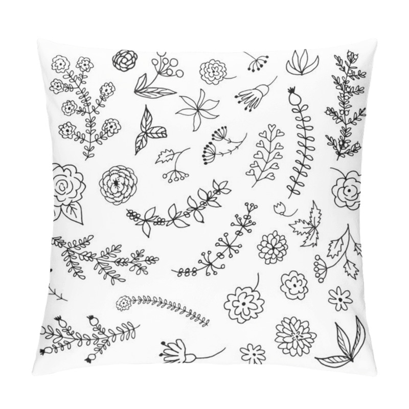 Personality  Hand Drawn design elements pillow covers