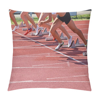 Personality  Running Track Pillow Covers
