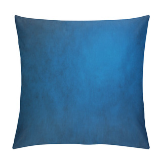 Personality  Blue Grey Abstract Background, The Studio Wall Is Illuminated By Constant Light Pillow Covers