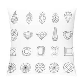 Personality  Set Of Diamonds Pillow Covers