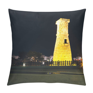 Personality  Night View Of Cheomseongdae Observatory In Gyeongju, Korea Pillow Covers