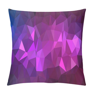 Personality  Trendy Polygonal Space Background. Colorful Geometric Galaxy Illustration Pillow Covers