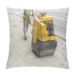 Personality  Vibration Roller Compactor Pillow Covers