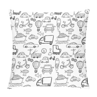 Personality  Transport Seamless Pattern Pillow Covers