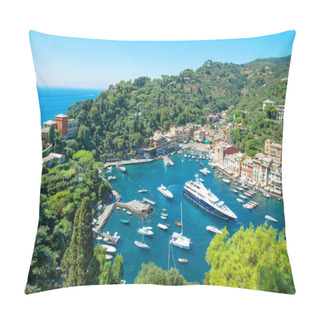 Personality  Portofino Village Liguria Italy Mediterranean Sea Pillow Covers