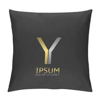 Personality  Y Letter Logo Pillow Covers