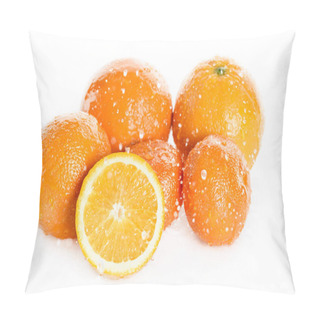 Personality  Fresh Ripe Oranges  Pillow Covers
