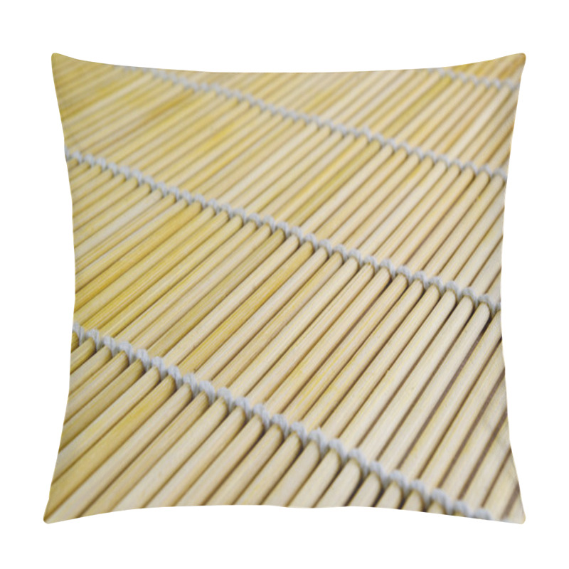 Personality  Diagonall Bamboo Mat Texture Pillow Covers