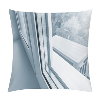 Personality  Closed Window In The New Modern Flat. Pillow Covers