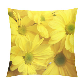 Personality  Background Yellow Flowers Pillow Covers