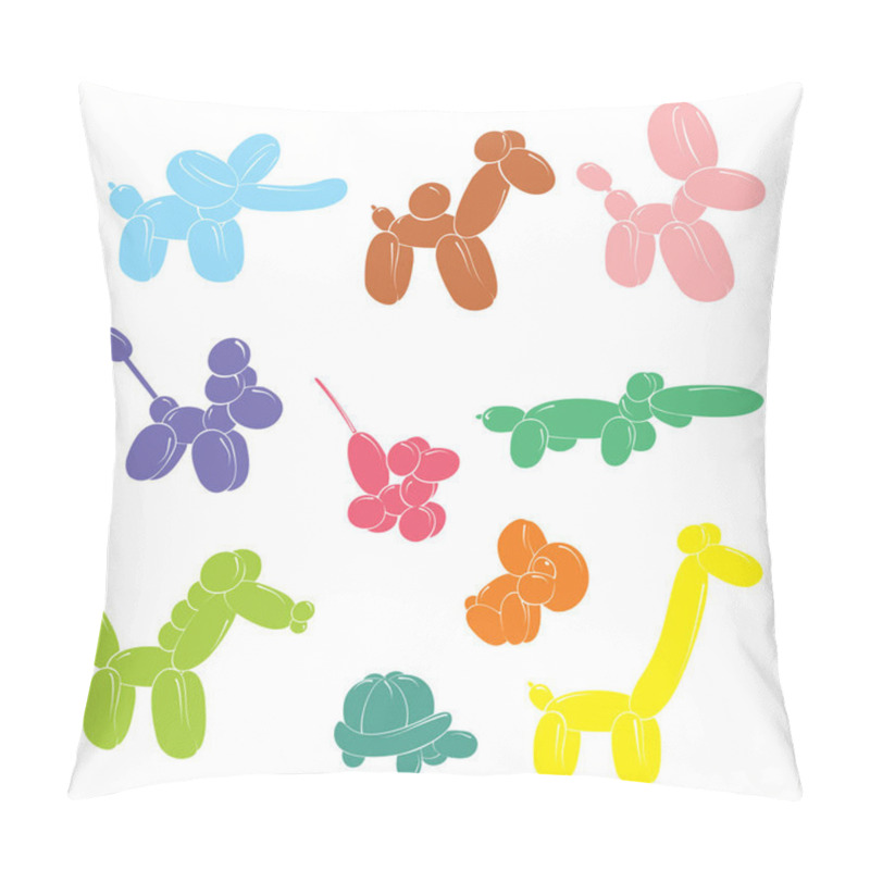 Personality  Balloon animals icon pillow covers