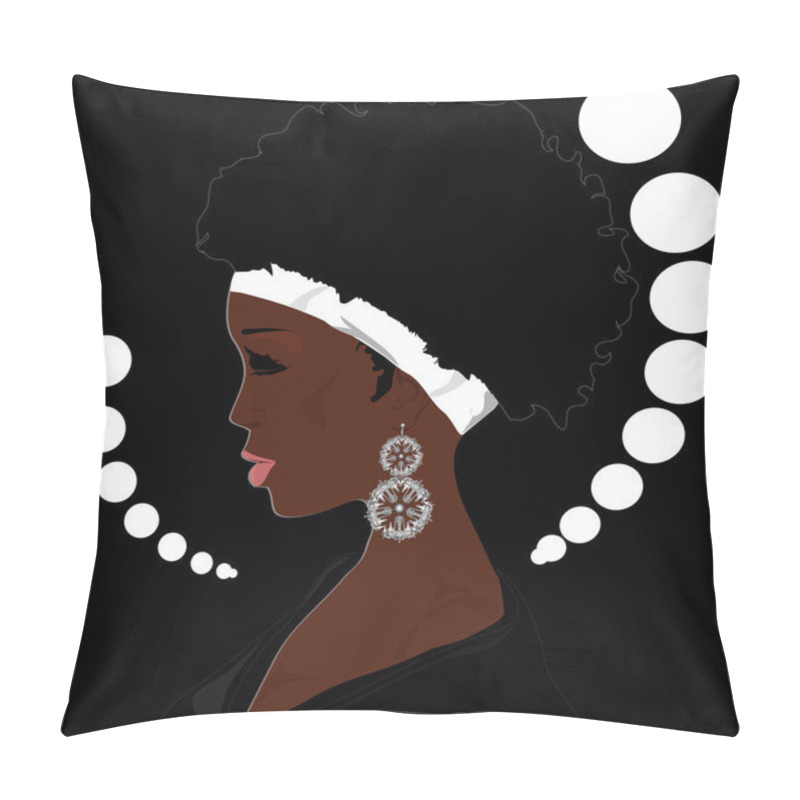 Personality  Glamour african woman pillow covers