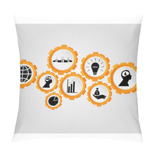 Personality  Business Icons, Management And Human Resources Pillow Covers