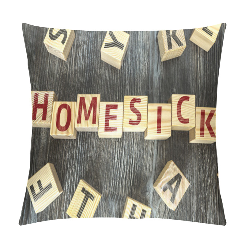 Personality  Wooden Blocks With The Text Pillow Covers