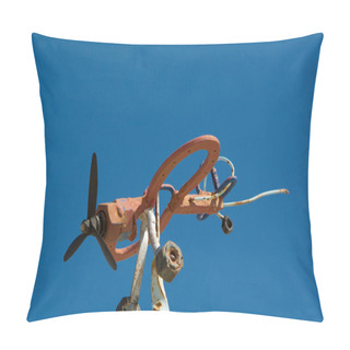 Personality  Red Fake Old Airplane Pillow Covers