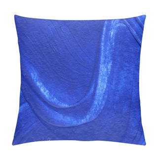 Personality  Blue Fingerpaint Pillow Covers