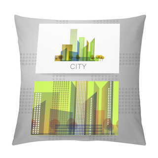 Personality  Eco City Logo Pillow Covers