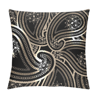 Personality  Vector Paisley Backgorund Pillow Covers