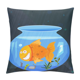 Personality  Pet Animal Fish In Water Pot Aquarium Pillow Covers