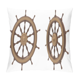 Personality  Shipborne Wheel Pillow Covers