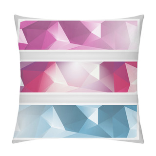 Personality  Vector Set Of Abstract Banners. Pillow Covers