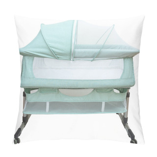 Personality  Baby Bassinet Travel Cot Co-sleeper, Isolated Over White Pillow Covers