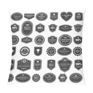 Personality  Vintage Style Retro Emblem Label Collection. Vector Design Elements. Pillow Covers