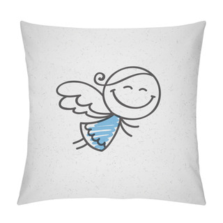 Personality  Christmas Angel Pillow Covers
