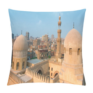 Personality  Mosque Ibn Tulun In Cairo City, Egypt Pillow Covers