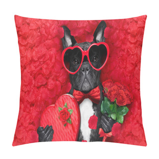 Personality  Valentines Dog In Love Pillow Covers