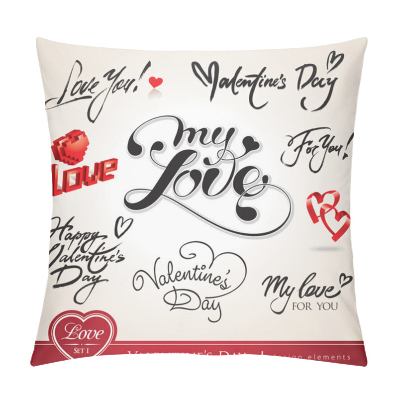 Personality  Set Of Valentine Pillow Covers