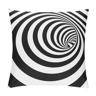 Personality  Spiral Striped Abstract Tunnel Background Pillow Covers