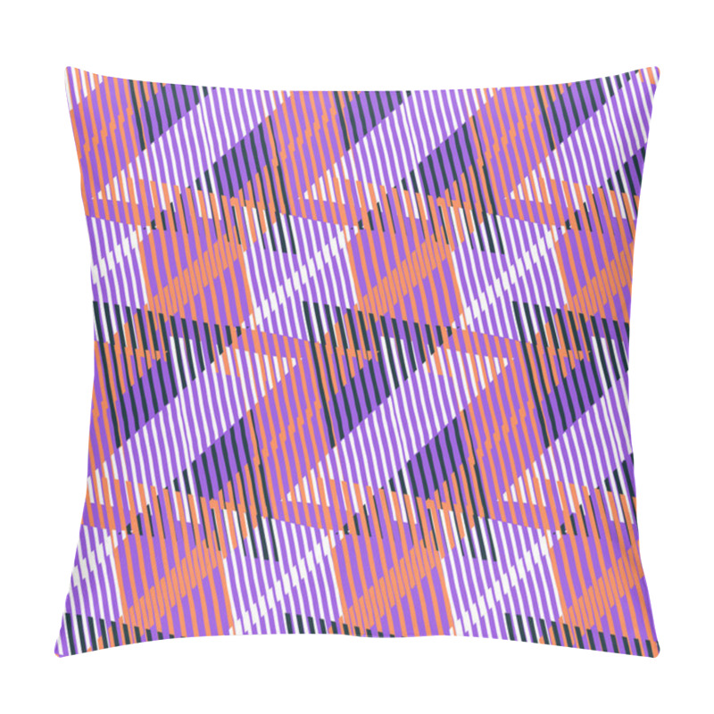 Personality  Abstract vector striped background pillow covers