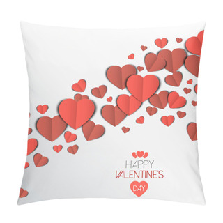 Personality  Paper Heart Love Card Pillow Covers