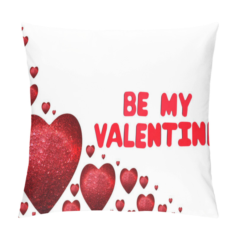 Personality  Red heart - be my valentine pillow covers