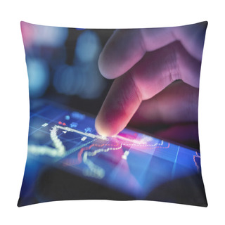 Personality  Businessman Checking Data  Pillow Covers