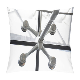 Personality  Glass Wall With Spider Mounting Clamp Pillow Covers