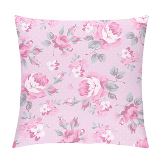 Personality  Seamless Floral Pattern With  Roses Pillow Covers