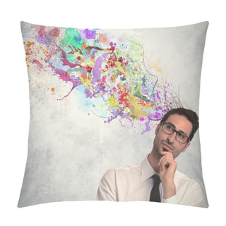 Personality  Creative Idea Of Businessman Pillow Covers