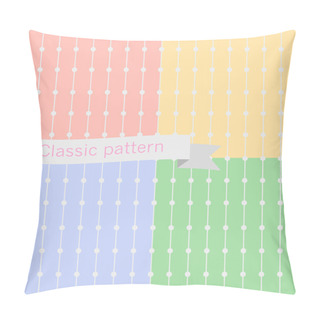 Personality  Set Of Zigzag Seamless Pattern. Pillow Covers