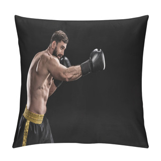 Personality  Sportsman In Boxing Gloves  Pillow Covers