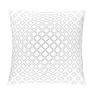 Personality  Monochrome Rounded Square Pattern Background Pillow Covers