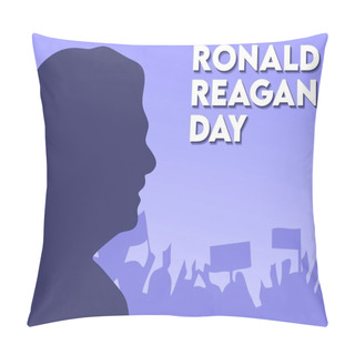 Personality  Ronald Reagan President Of The United States Pillow Covers