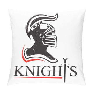 Personality  Black Medieval Helmet Pillow Covers