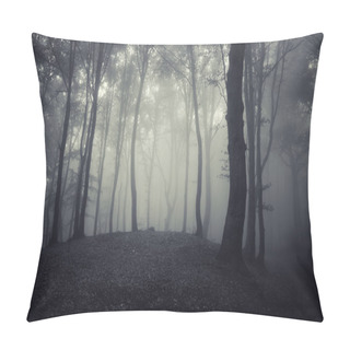 Personality  Old Trees In Dark Forest Pillow Covers