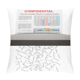 Personality  Paper Shredder Pillow Covers