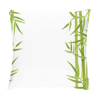 Personality  Vector Green Bamboo Stems Pillow Covers