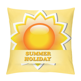 Personality  Beautiful Summer Vector Illustrations Pillow Covers