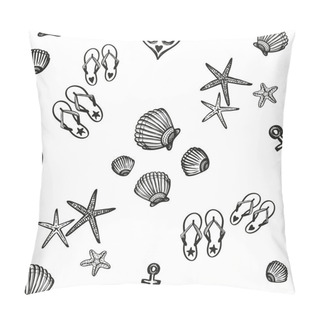Personality  Starfish Seamless Pattern  Pillow Covers
