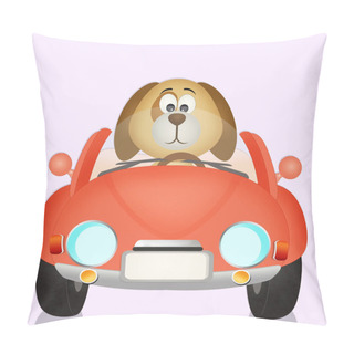 Personality  Dog On Board Pillow Covers